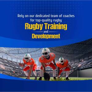 Rugby Training And Development Banner For WhatsApp