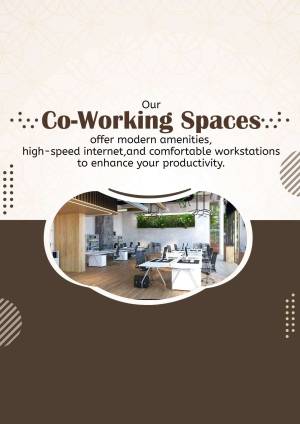 Modern Co-Working Spaces Creative Design For Snapchat