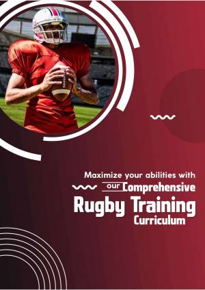 Rugby Training Advertisement Creative Design For Google Business Profile