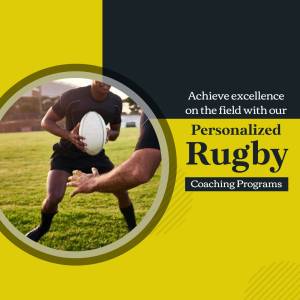 Personalized Rugby Coaching Programs Marketing Image For Instagram