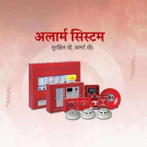 Fire Alarm System Advertisement For Instagram