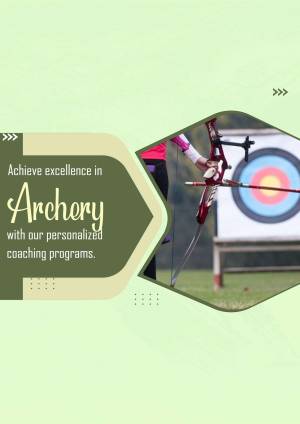 Archery Coaching Program Graphic For Instagram