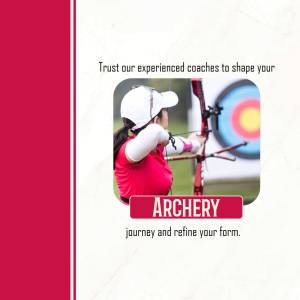 Archery Training And Coaching Design For Instagram