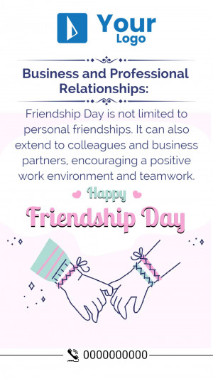 Friendship Day greeting for business partners and colleagues