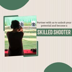 Unlock Your Potential: Become A Skilled Shooter Marketing Image For Twitter