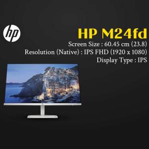 HP M24fd IPS FHD Monitor with scenic display