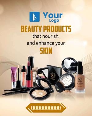 Beauty Products Advertisement Image For Facebook