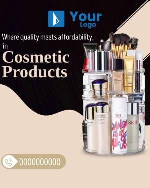 Cosmetic Products Promotion Status Post For Facebook