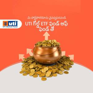 Image depicting a pot overflowing with gold coins, representing investment in UTI Gold ETF Fund.