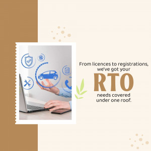 RTO Services - One Stop Solution Template For WhatsApp