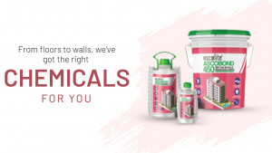 Ascobond chemicals for floors, walls, and various construction needs.