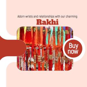 Colorful Rakhi bracelets displayed for sale