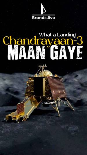 Chandrayaan-3 Lander on the Moon Surface