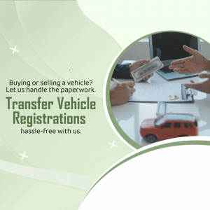Vehicle Registration Assistance Flyer For Telegram