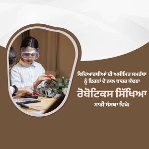 A young woman wearing safety goggles working on electronics with tools.
