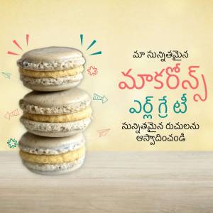 Macarons Delight Banner For Google Business Profile