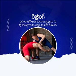Two people practicing grappling or martial arts in a gym.
