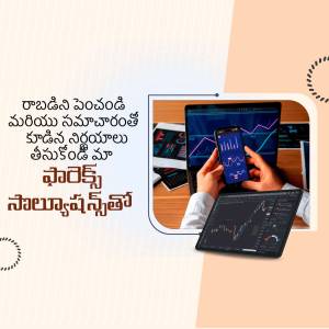 Person analyzing financial charts on laptop and smartphone