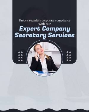 Expert Company Secretary Services Banner For LinkedIn