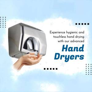 Advanced Hand Dryers For Hygienic Spaces Social Media Post For Telegram