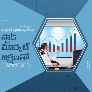 Man analyzing stock market data on computer