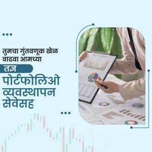 Person reviewing investment portfolio with charts and graphs