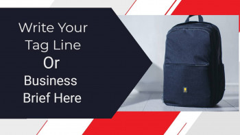 Backpack Advertisement Template Design For Instagram