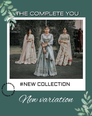 Three women in traditional Indian attire showcasing a new clothing collection.