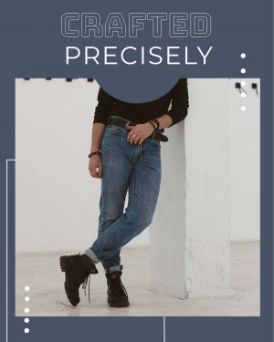 Crafted Precisely - Denim Style Advertisement For X