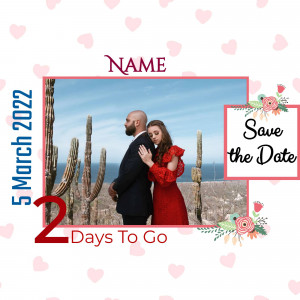 Save The Date - Wedding Announcement Social Media Post For WhatsApp