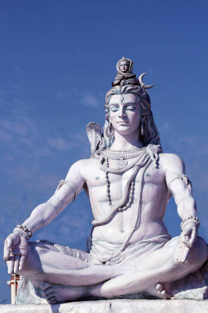 Lord Shiva Statue Social Media Post For Instagram
