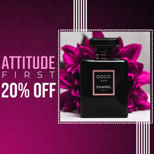 Coco Noir Perfume - 20% Off Social Media Post For Telegram