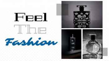 Feel The Fashion - Perfume Advertisement Promotional Banner For Twitter