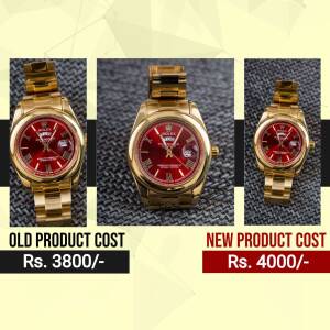 Rolex Watch - Old Vs New Cost Poster For X