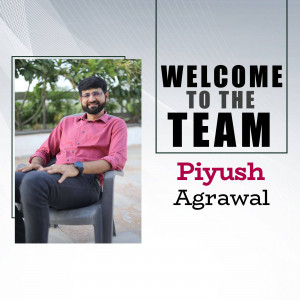 Image of Piyush Agrawal, a new team member.