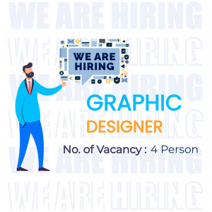 Graphic Designer Hiring Announcement Social Media Post For Pinterest