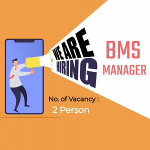 BMS Manager Hiring Announcement Business Poster For X