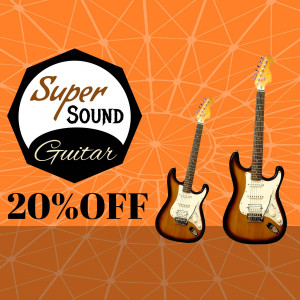Super Sound Guitar Sale Banner For LinkedIn