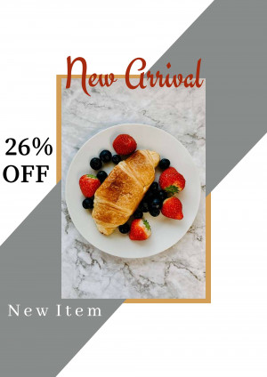 New Arrival Breakfast Promotion Promotional Banner For Google Business Profile