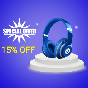 Beats Headphones - Special Offer Advertisement For Pinterest