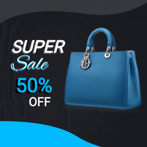 Super Sale - 50% Off Designer Handbag Post For Instagram