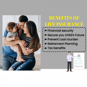 Benefits Of Life Insurance Business Poster For LinkedIn