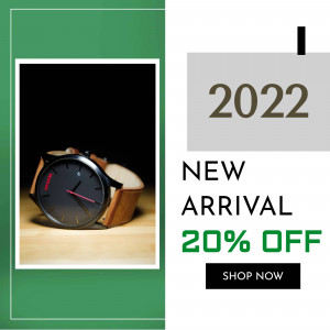 New Year Watch Sale Advertisement For X