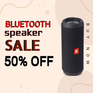 JBL Bluetooth Speaker Sale Promotional Banner For Facebook