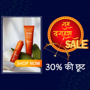 Bloomglow skincare products on sale for Dussehra with 30% off