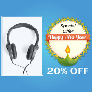 Headphones on sale for New Year with 20% off