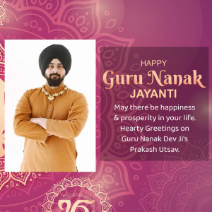 Happy Guru Nanak Jayanti Image For Instagram