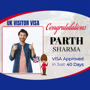 UK Visitor Visa Approved - Parth Sharma Template For Google Business Profile