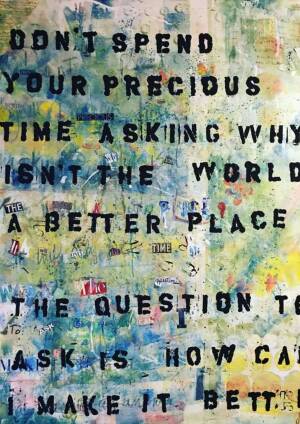 Don't Spend Your Precious Time Template For Pinterest