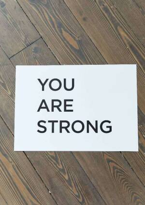 You Are Strong - Motivational Message Template For Google Business Profile